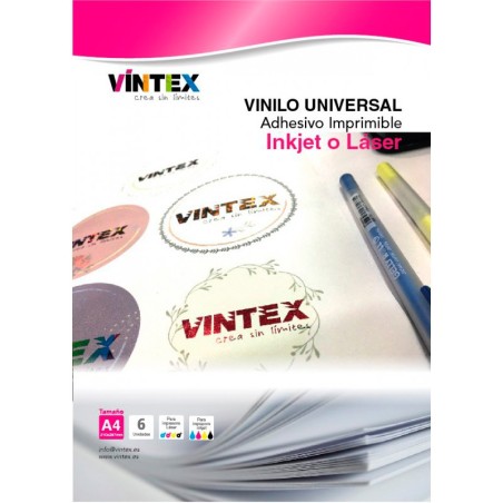 Vinilo adhesivo Imprimible UNIVERSAL