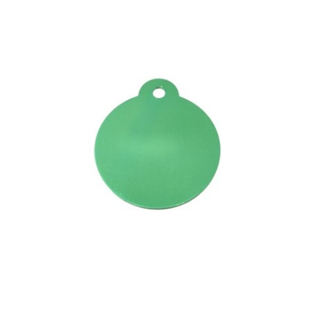 Chapa identificativa para grabar forma de bola (x10)