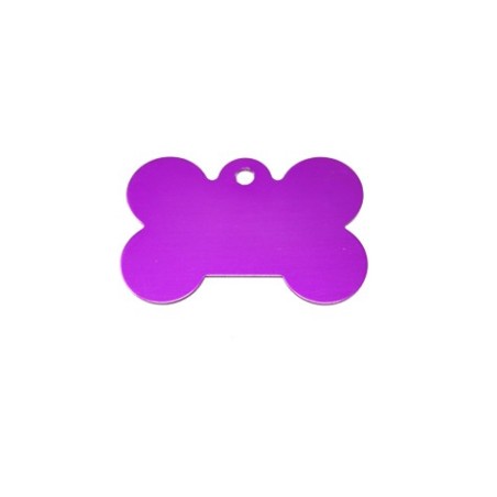 Chapa identificativa en forma de hueso (x10)
