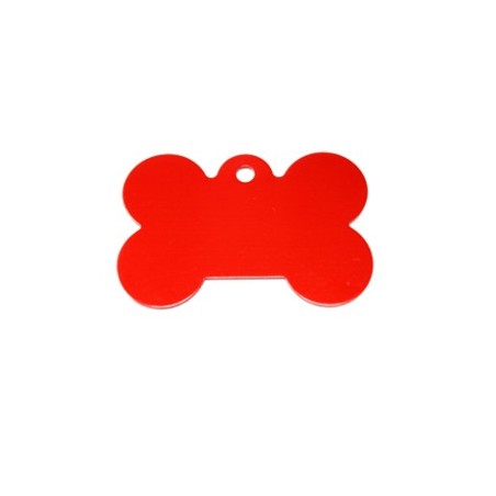 Chapa identificativa en forma de hueso (x10)