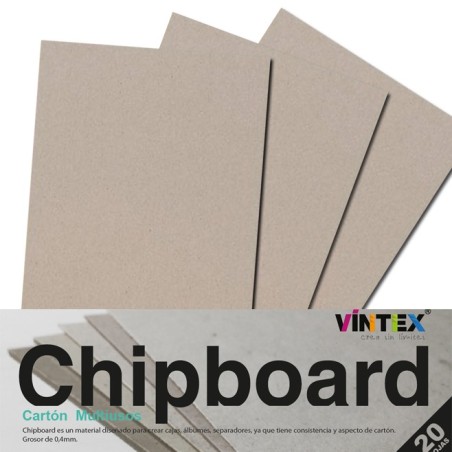 Chipboard 20 hojas VINTEX