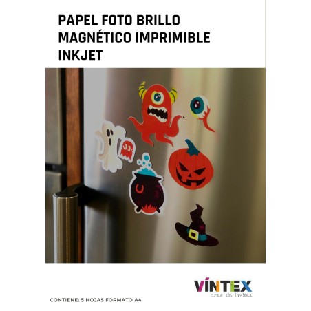 Papel foto brillante magnético imprimible inkjet VINTEX