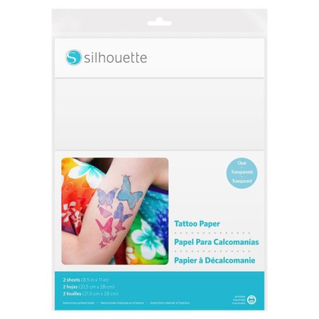Papel Tatuaje Calcomanía Imprimible Transparente