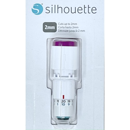 Cuchilla 2mm Silhouette CAMEO 4-5, Portrait 3-4 y Curio 2