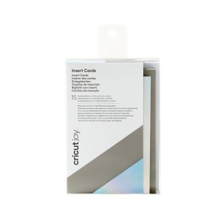 Insert Cards Gray Silver Holographic 3.5x4.9" Cricut
