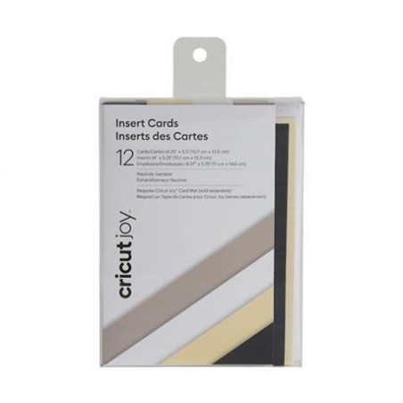 Insert Cards Neutrals Sampler 4.25x5.5" Cricut