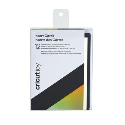 Insert Cards Black/Silver 4.25x5.5 Cricut