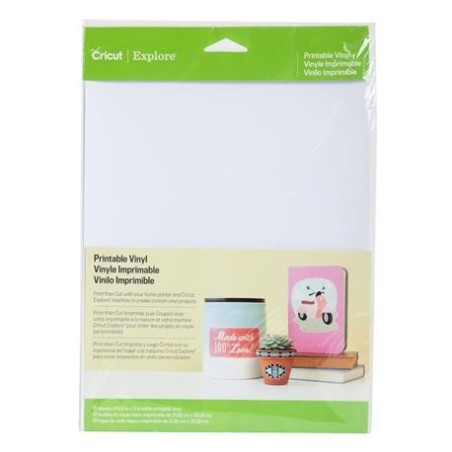 Vinilo imprimible 21.6x28cm Cricut