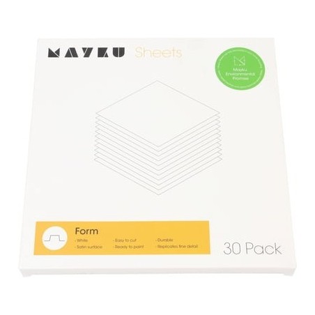 Láminas de moldeo al vacío Mayku FormBox Form Sheets Blancas