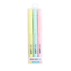 Set 3 subrayadores pastel Just Click S Morris