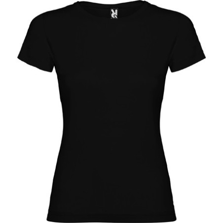 Camiseta de algodón Negra Mujer Vintex