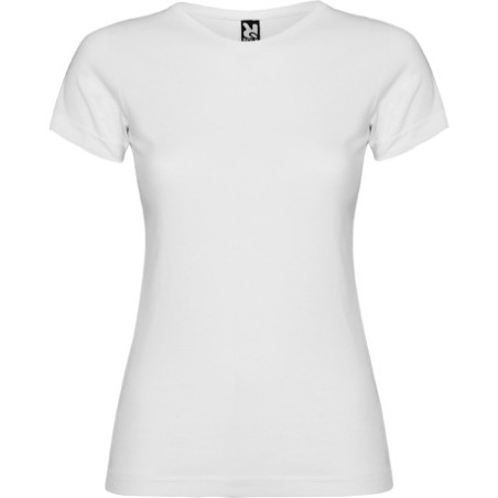 Camiseta de algodón Blanca Mujer Vintex