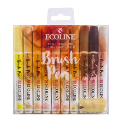 Estuche rotuladores tonos piel Ecoline Talens