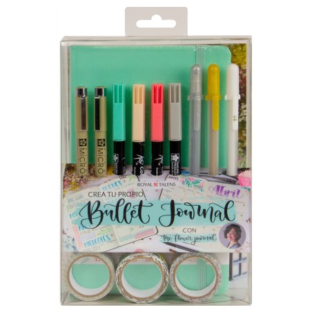 SET BULLET JOURNAL AZUL MENTA