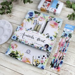 SET ACUARELA FLORAL TALENS