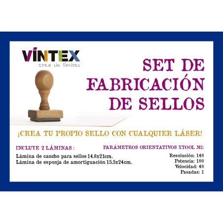 Set de fabricación de sellos con LÁSER Vintex