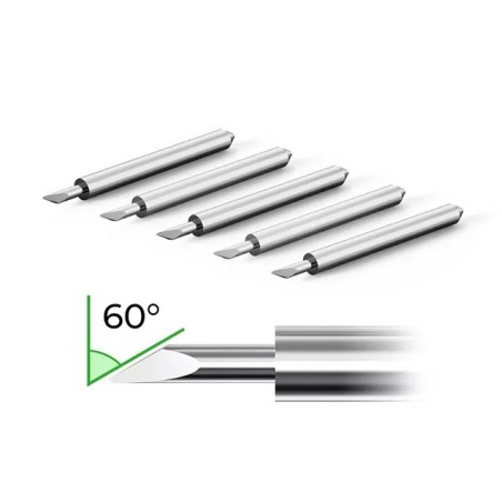 Kit 5 cuchillas de repuesto 60º XTOOL M1