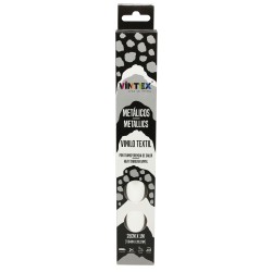 Vinilo textil efecto plata espejo VINTEX