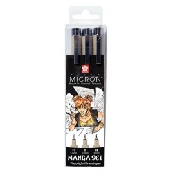 Estuche Manga de 3 rotuladores Pigma Micron