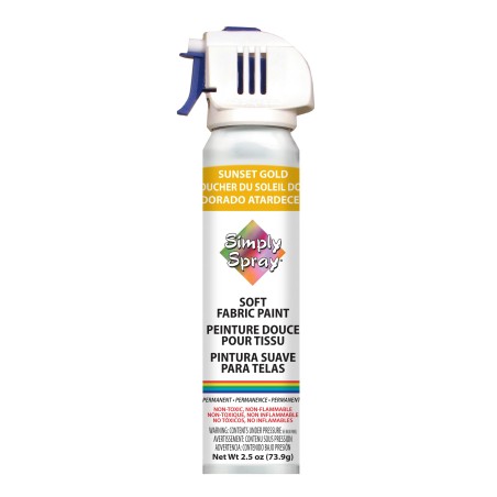 Simply Spray Sunset Gold pintura para telas