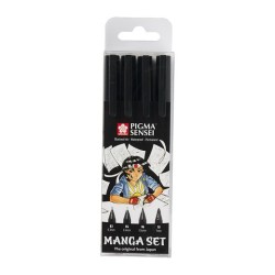 Estuche 4 Pigma Sensei Manga Sakura