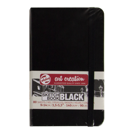 CUADERNOS DE BOCETOS NEGROS HOJAS NEGRAS