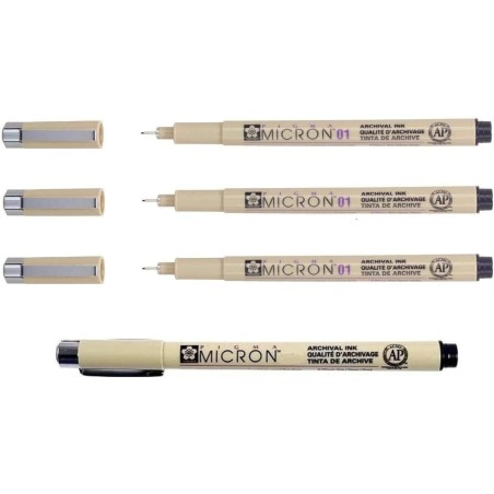 Rotuladores Sakura Pigma Micron Negros
