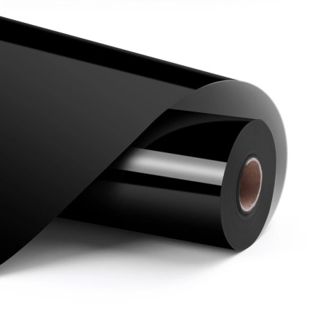 Vinilo textil Blanco y Negro (30.5cm x 12m) Loklik