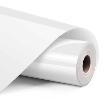 Vinilo textil Blanco y Negro (30.5cm x 12m) Loklik