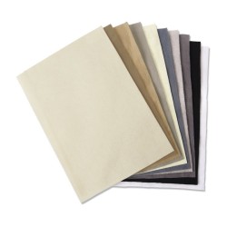 Láminas de fieltro Colores neutros A4