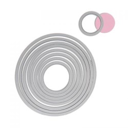 Troqueles Framelits Círculos 8uds Sizzix