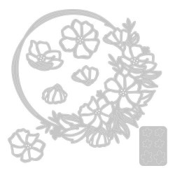 Troqueles Thinlits Corona floral (7uds)