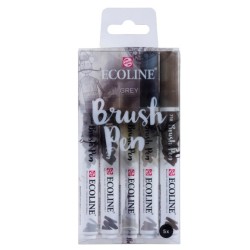 Estuche rotuladores grises Ecoline Talens