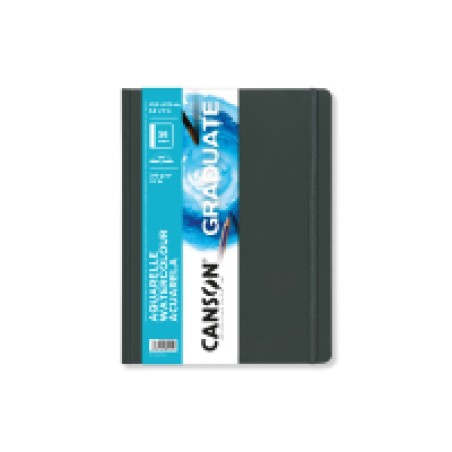 Cuaderno Canson Graduate Acuarela Fino 250g