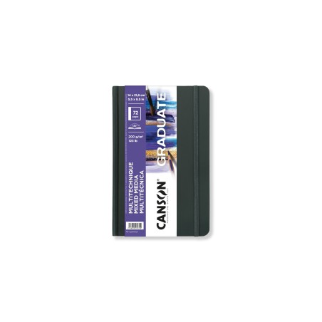 Cuaderno Canson Graduate Mix Media Fino 200g