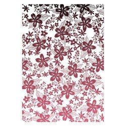 Juego de sellos transparentes Petals
