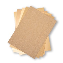 Cartulinas tonos oro (50uds)