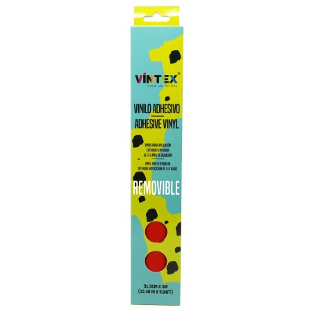 Vinilo Adhesivo Mate Removible (31.5cm x 3m) Vintex
