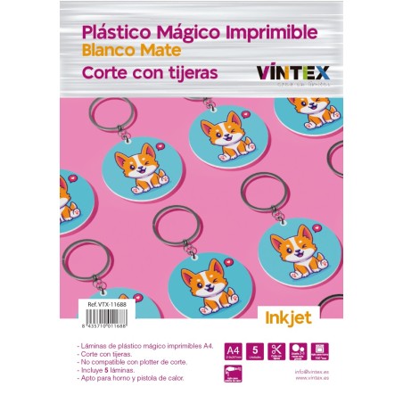 Plástico Mágico imprimible para Inkjet de VINTEX
