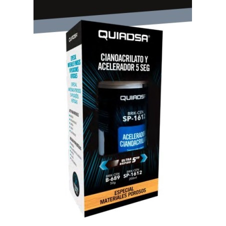 Cianocrilato + Activador secado rápido QUIADSA