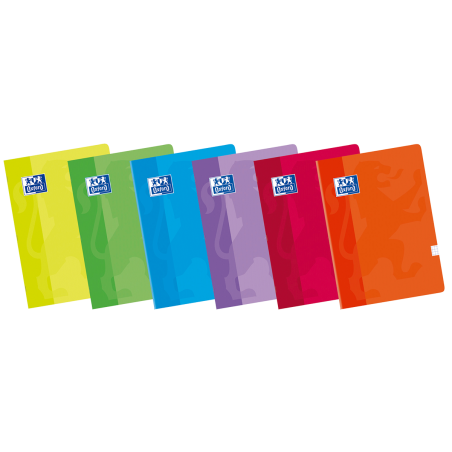 OXFORD SCHOOL CLASSIC A4 Tapa blanda libreta grapada 4x4 con margen 48 Hojas surtido