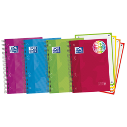OXFORD SCHOOL CLASSIC Tapa Extradura Europeanbook 5x5 120 Colores vivos SCRIBZEE