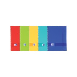 CARPETA DE FUNDAS ESPIRAL LIVE & GO TP A4 C/GOMA 20 FUNDAS - COLORES VIVOS