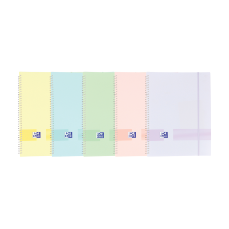 CARPETA DE FUNDAS ESPIRAL LIVE & GO TP A4 C/GOMA FUNDAS - SRTD PASTEL