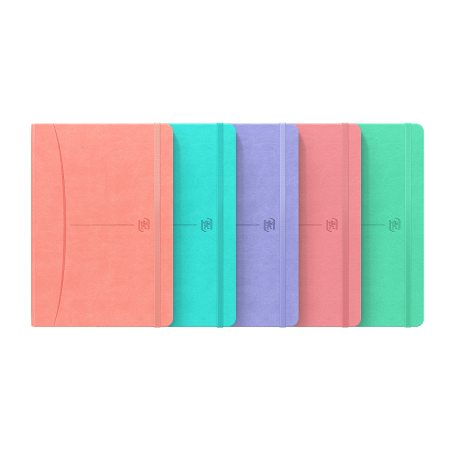 Cuaderno Cosido Tapa Extradura A5 1 Línea 80 Hojas Surtido Pastel SCRIBZEE® OXFORD SIGNATURE