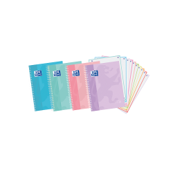 Cuaderno Tapa Extradura Europeanbook 10 5x5 150 Hojas A4+ SURTIDO PASTEL OXFORD SCHOOL TOUCH