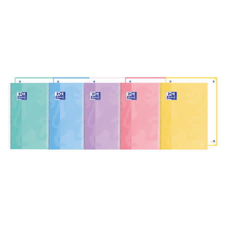 Cuaderno Europeanbook 1 Dotbook A4+ Tapa Extradura Dots 5x5 80 Hojas  PASTEL OXFORD SCHOOL TOUCH