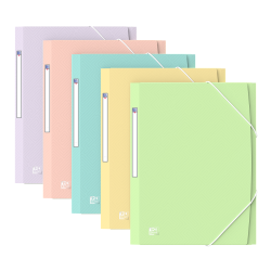 CARPETA DE GOMAS CON SOLAPAS TP A4+ PASTEL OXFORD URBAN